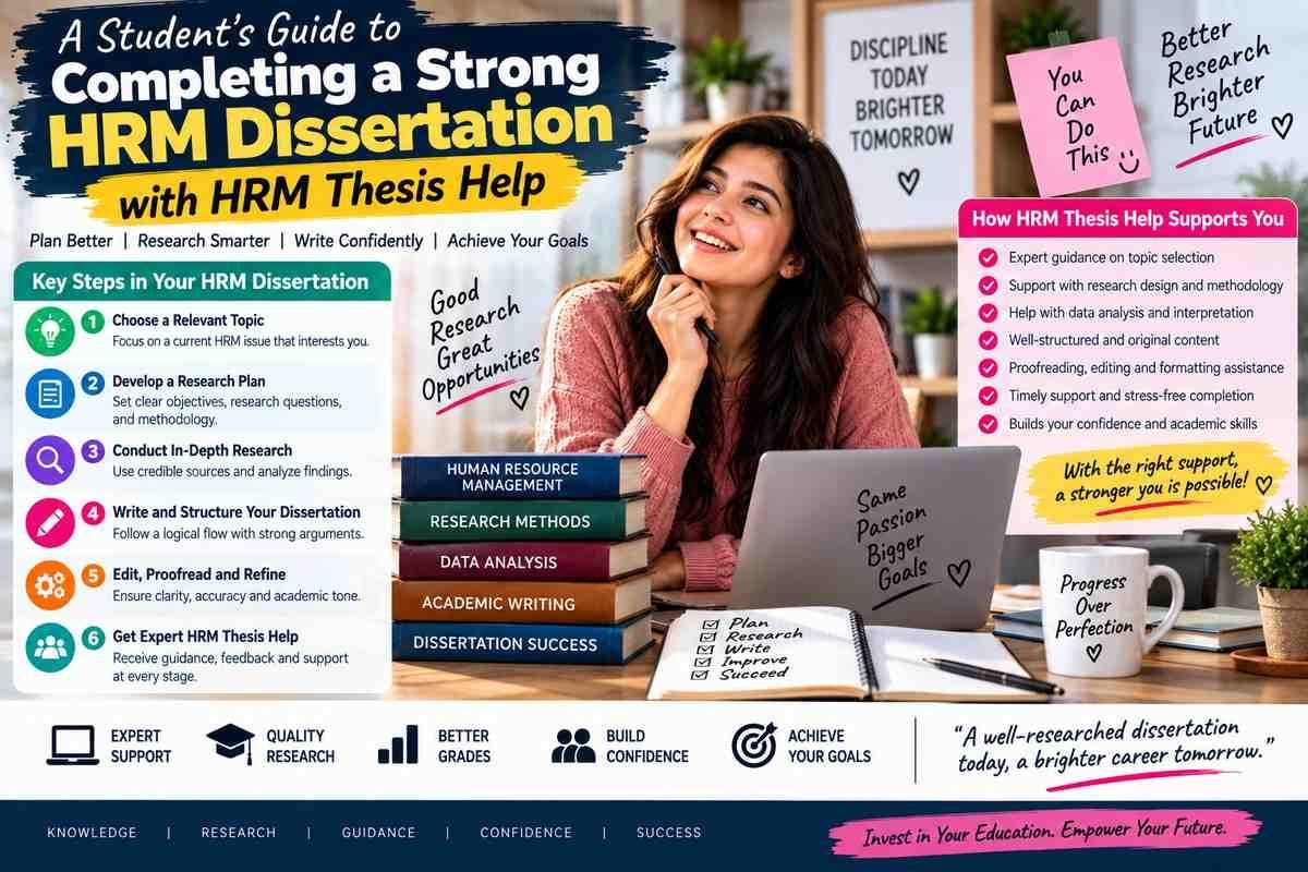 A Student’s Guide to Completing a Strong HRM Dissertation with HRM Thesis Help
